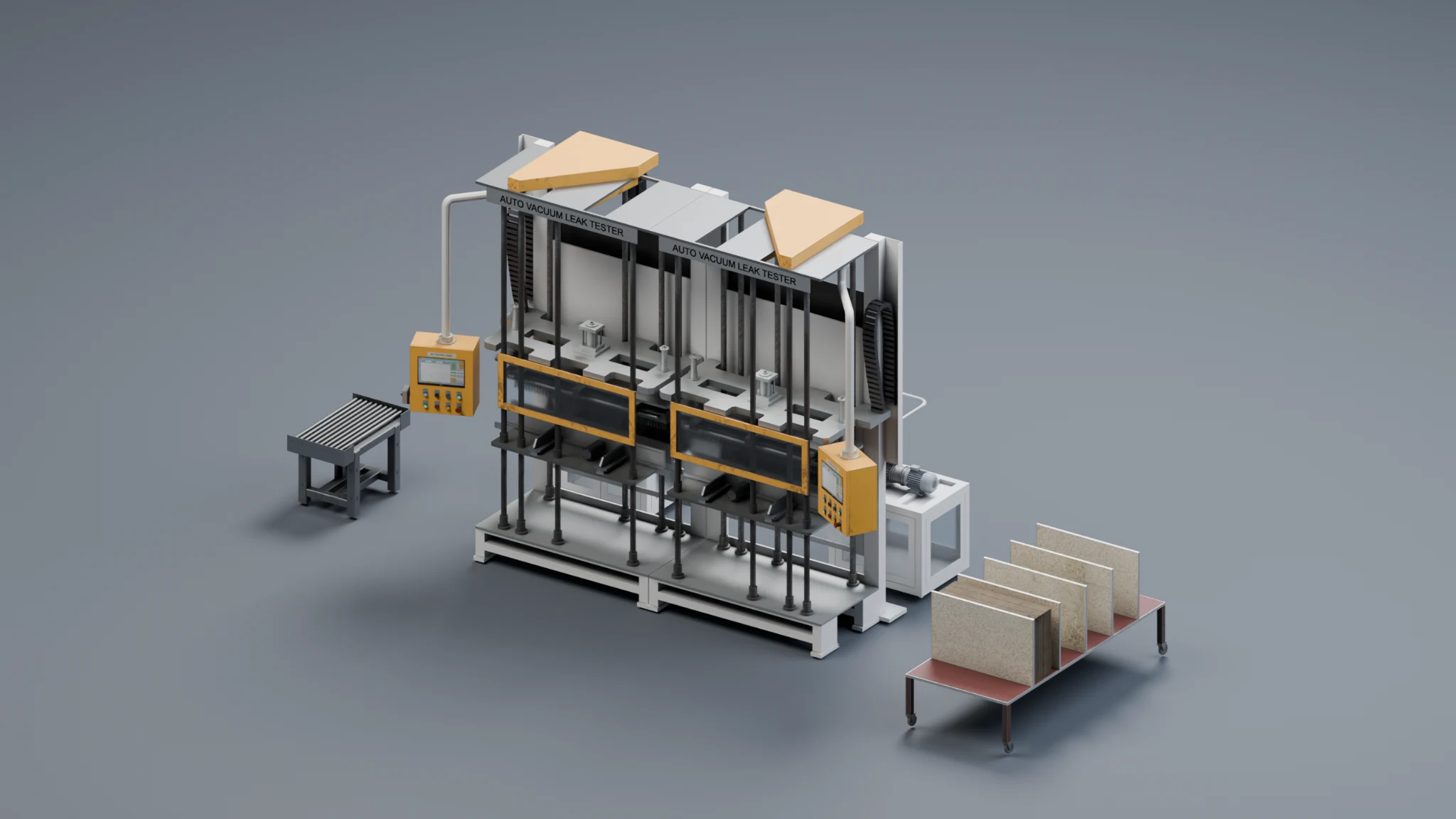 Automatic vacuum leak testing equipment