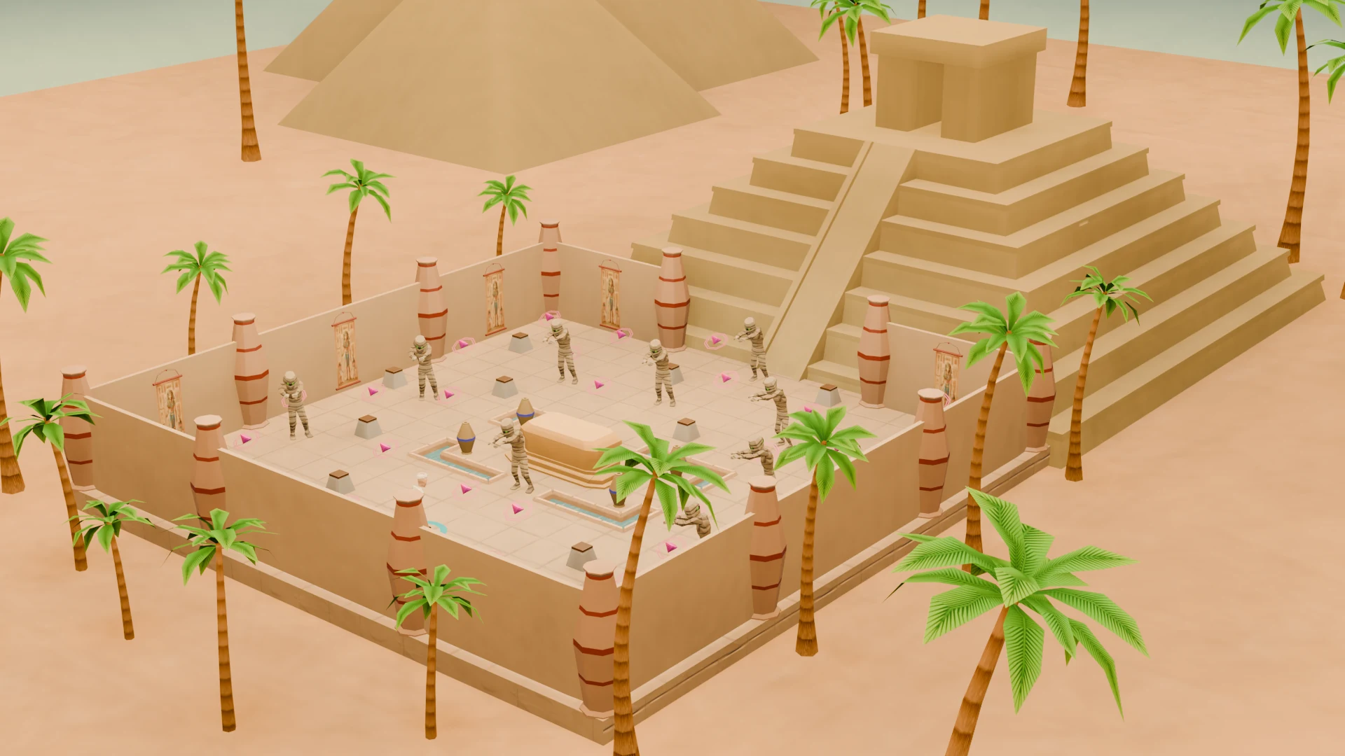Game concept · selected screen