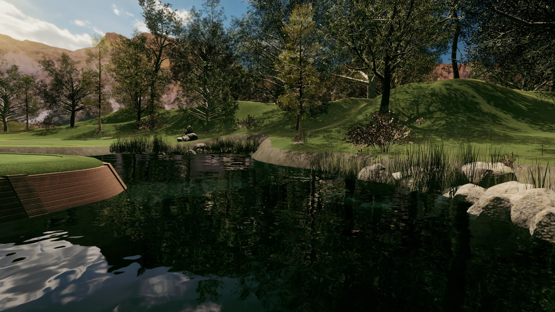 Lakeside environment detail