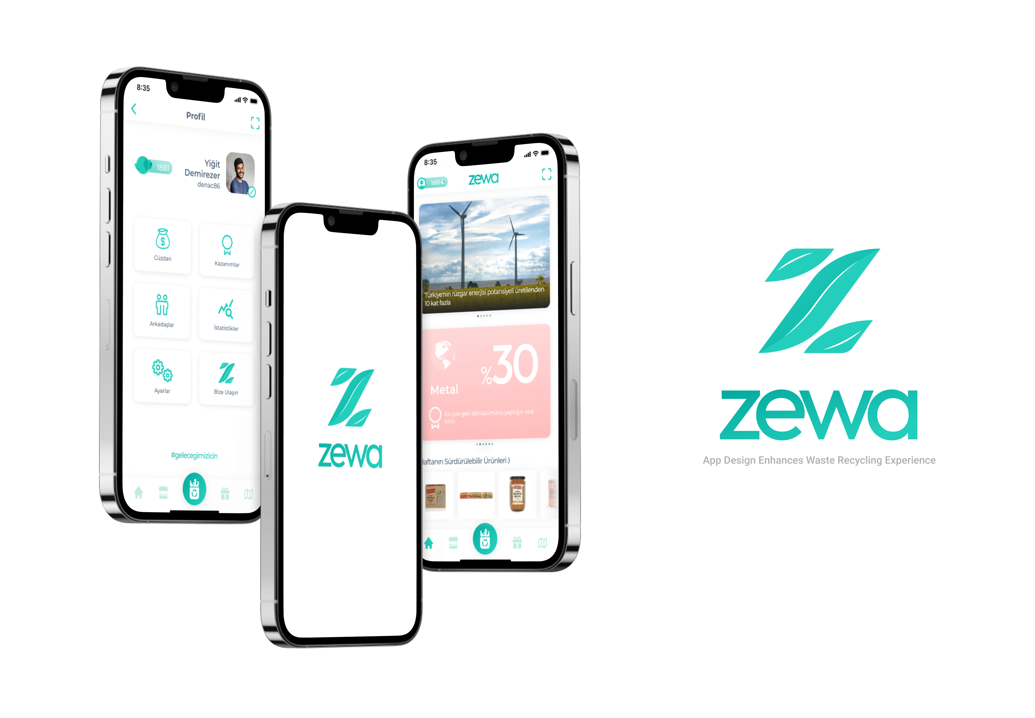 Mobile interface · screen study