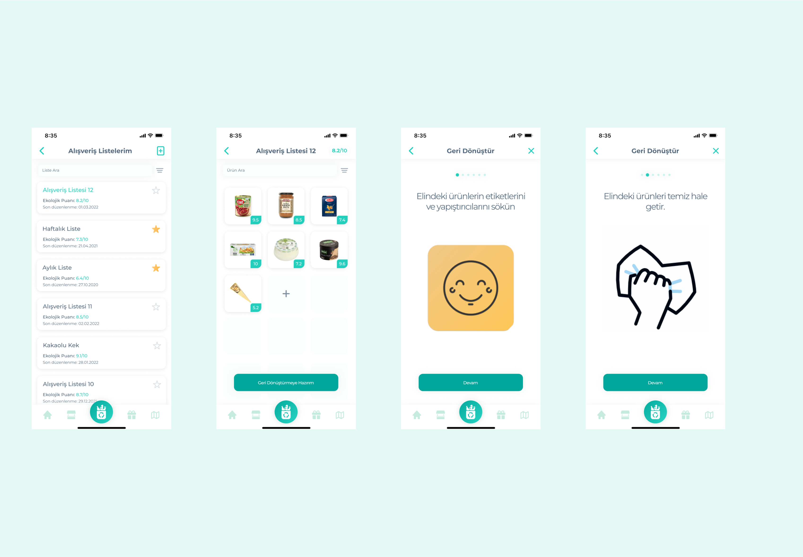 Selected UI composition