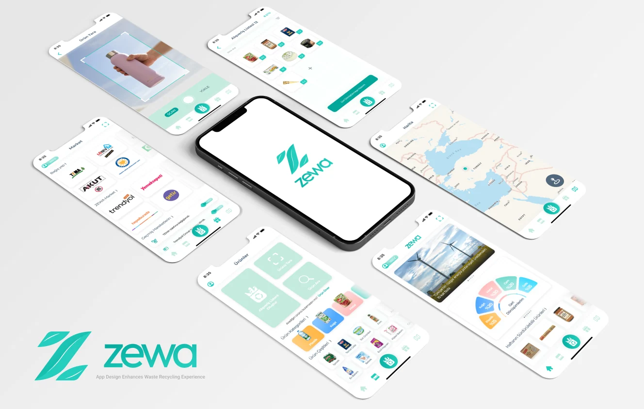 Zewa — Mobile App Concept cover